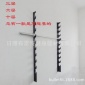 健身房**室内墙上杠铃杆架子杠铃杆储存架10层6层3层